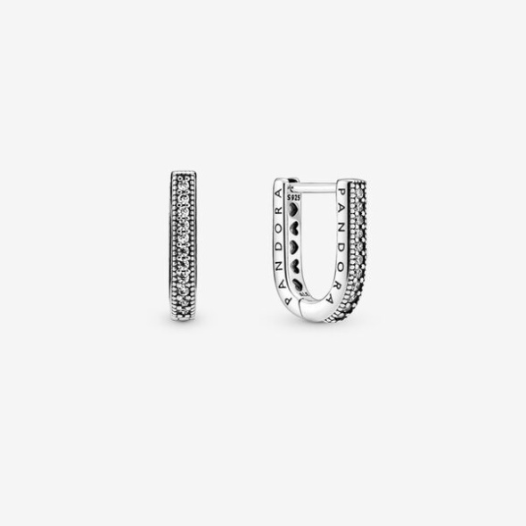 U-Shaped Hoop Earrings Pandora CA
