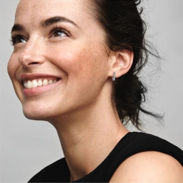 U-Shaped Hoop Earrings Pandora CA