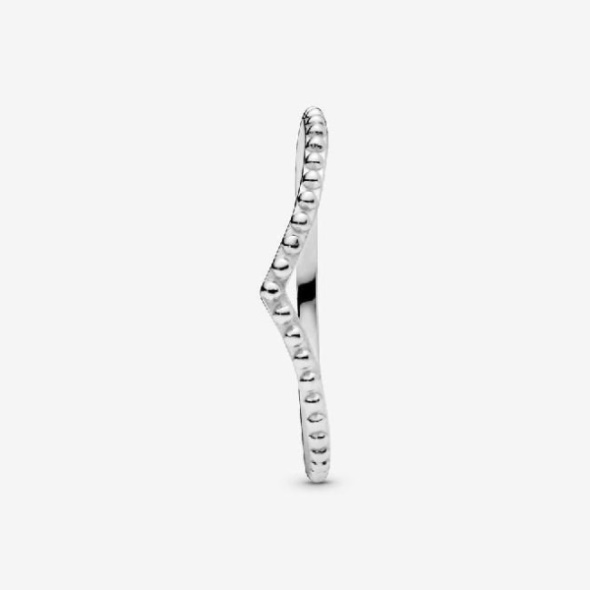 Wishbone Beaded Pandora CA Ring