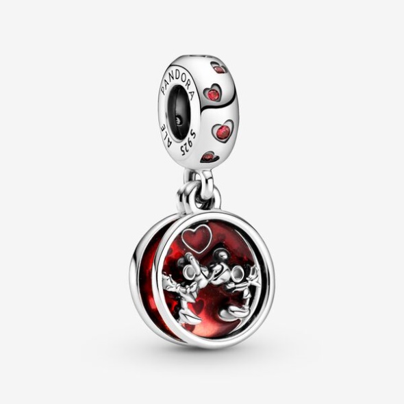 Disney Mickey Mouse Minnie Mouse Love And Kisses Dangle Charm Pandora CA