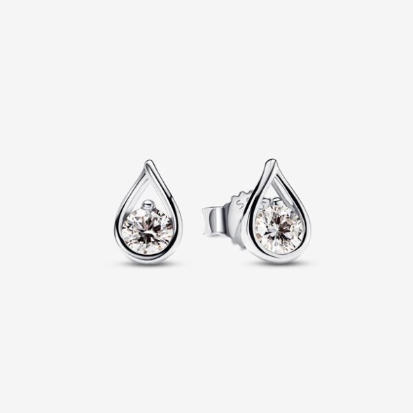 Pandora CA Brilliance Lab-Created 0.20 Ct Tw Diamond Stud Earrings
