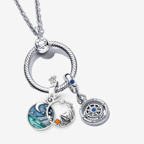 Sleep Under The Stars Charm Pendant Necklace Set Pandora CA