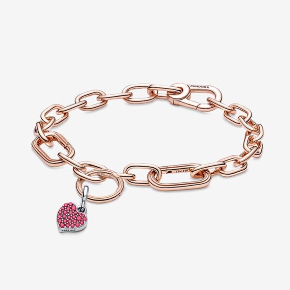 Pandora CA Me Royal Red Heart Bracelet Set