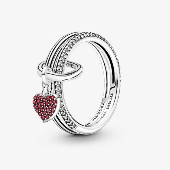 Pandora CA Me Love Ring Set