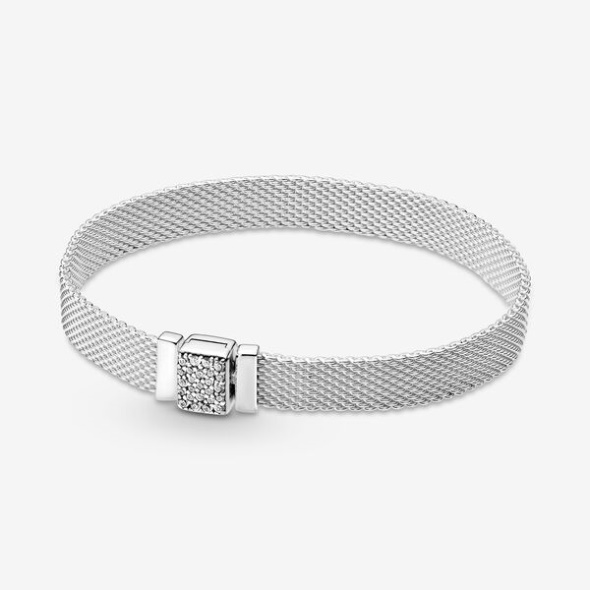 Pandora CA Reflexions Sparkling Clasp Bracelet