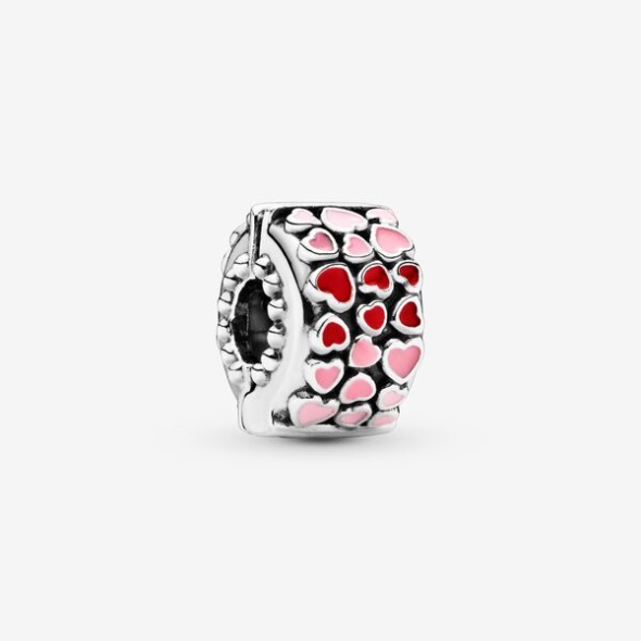 Red Pink Hearts Charm Pandora CA