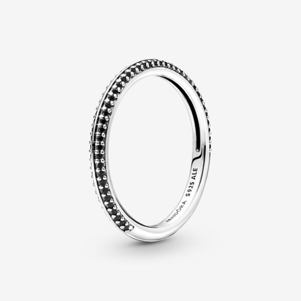 Pandora CA Me Black Pave Ring