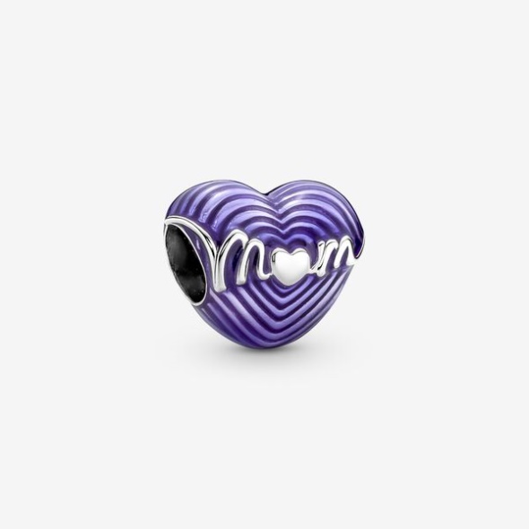 Radiating Love Mom Heart Charm Pandora CA
