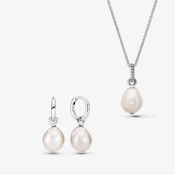 Freshwater Cultured Baroque Pearl Set Pandora CA