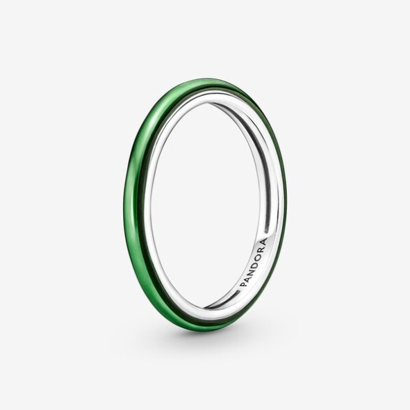 Pandora CA Me Laser Green Ring