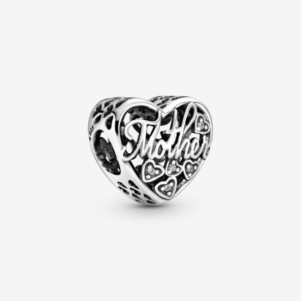Mother And Son Script Openwork Charm-Final Sale Pandora CA