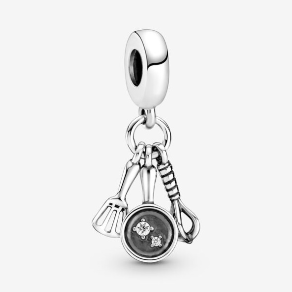 Spatula Frying Pan Whisk Dangle Charm Pandora CA