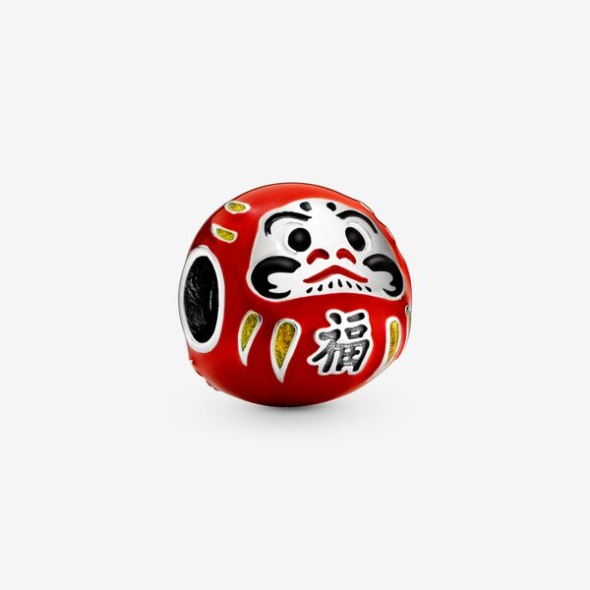 Red Daruma Doll Charm Pandora CA