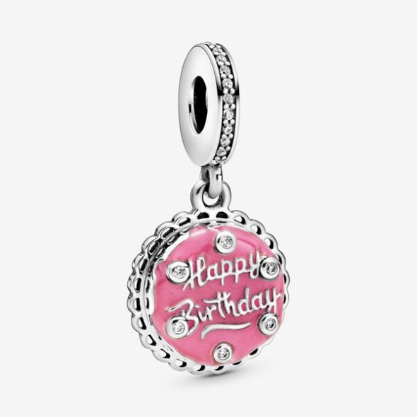 Pink Birthday Cake Dangle Charm Pandora CA