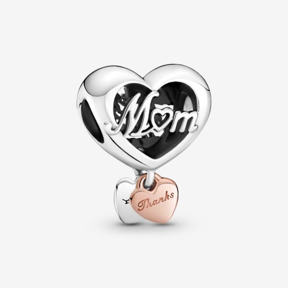 Thank You Mum Heart Charm Pandora CA