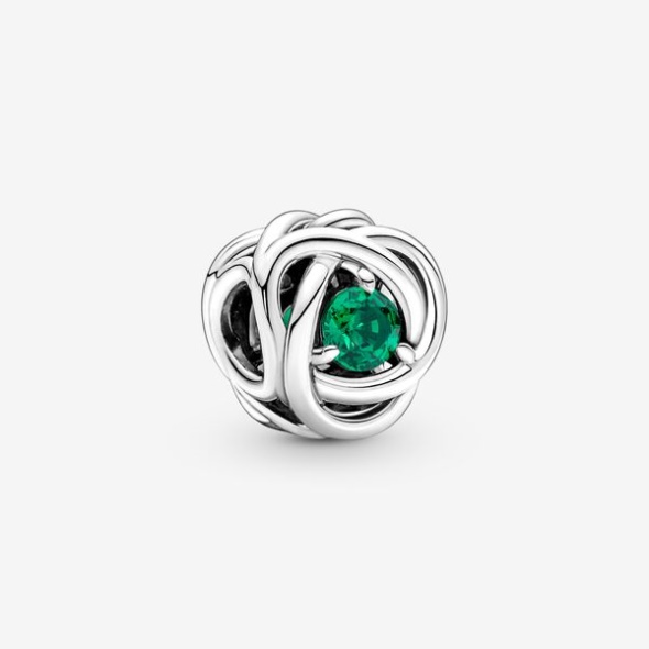 May Green Eternity Circle Charm Pandora CA