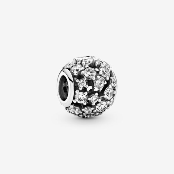Sparkling Round Openwork Charm Pandora CA