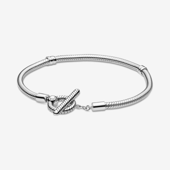 Pandora CA Moments T-Bar Snake Chain Bracelet