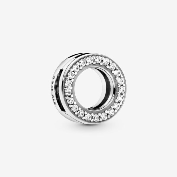 Circle Of Pave Clip Charm Pandora CA