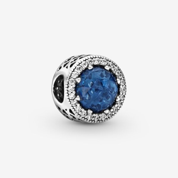 Sparkling Dark Blue Charm Pandora CA