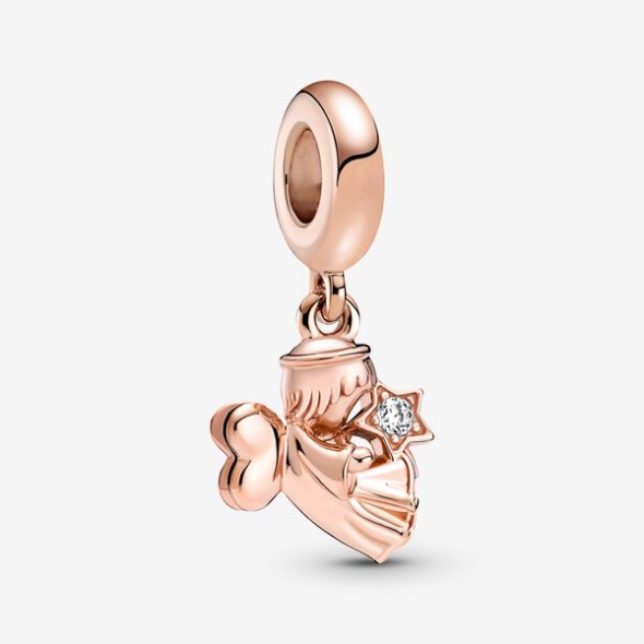 Heart Winged Angel Dangle Charm Pandora CA