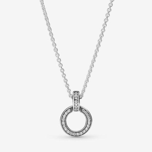 Double Circle Pendant Necklace Pandora CA