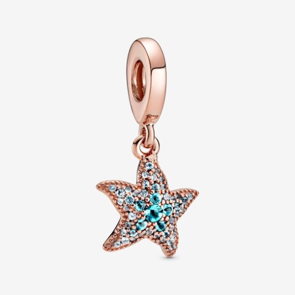 Sparkling Starfish Dangle Charm Pandora CA