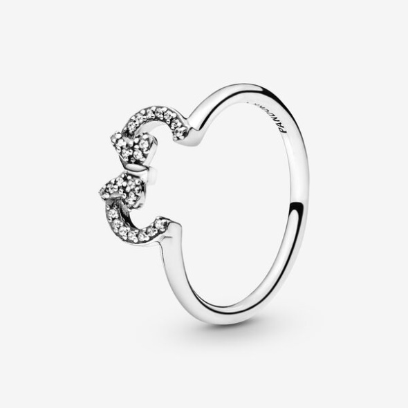Disney Minnie Mouse Ears Silhouette Puzzle Ring Pandora CA