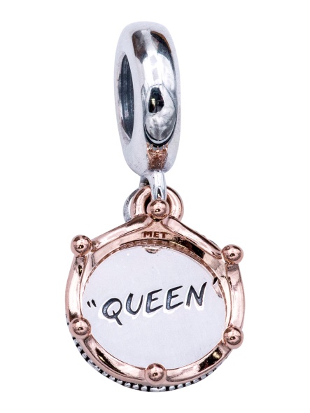 Pandora CA Crown Sterling Silver And Pandora CA Rose Dangle