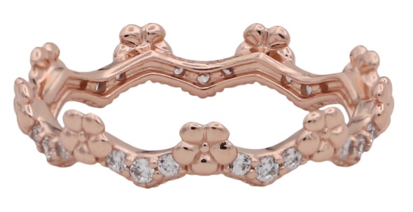 Pandora CA Flower Crown Ring