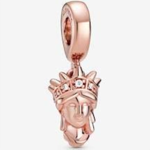 Pandora CA New York Statue of Liberty Dangle Charm