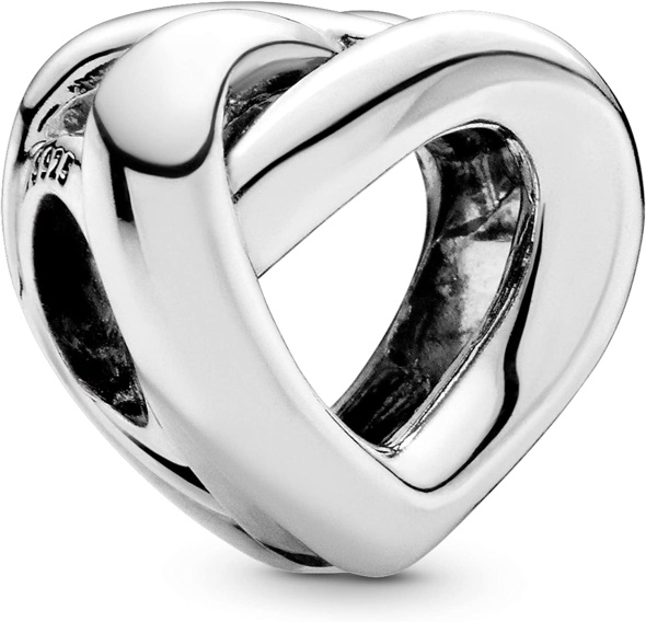 Pandora CA Jewelry Knotted Heart Sterling Silver Charm
