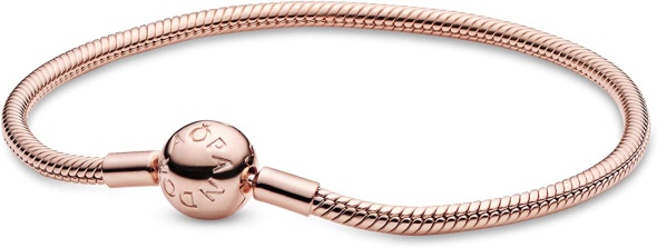 Pandora CA Jewelry Moments Snake Chain Pandora CA Rose Bracelet