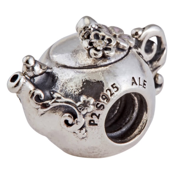 Pandora CA Ladies Sterling Silver Teapot Charm