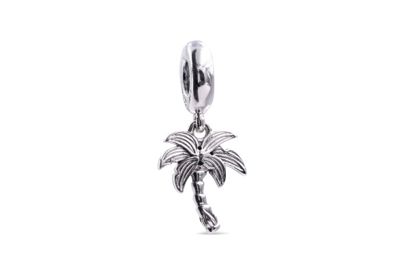 Pandora CA Palm Tree Coconuts Dangle Charm