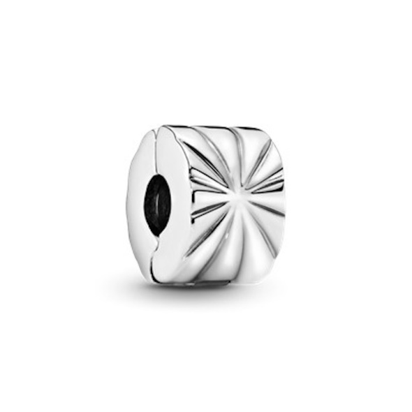 Pandora CA Sterling Silver Sunburst Clip Charm