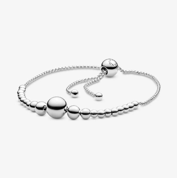 Pandora CA String of Beads Slider Bracelet