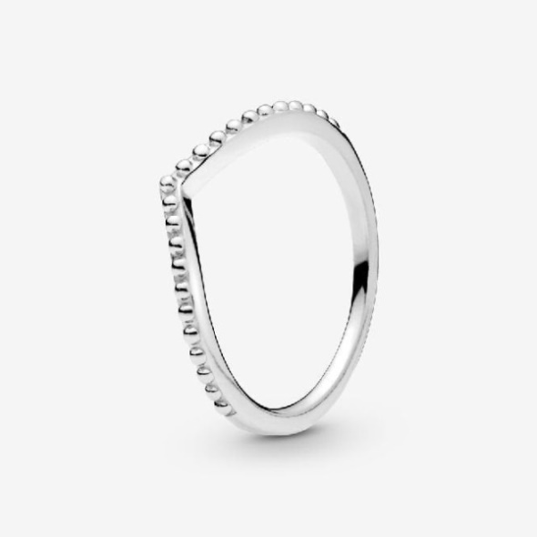 Beaded Brand Pandora CA Wishbone Ring