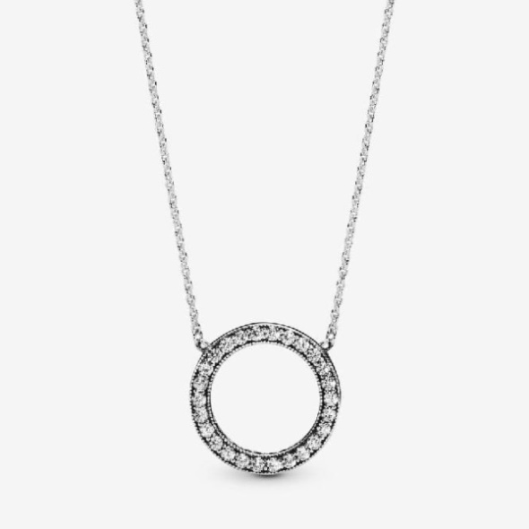 Circle of Sparkle Necklace Pandora CA
