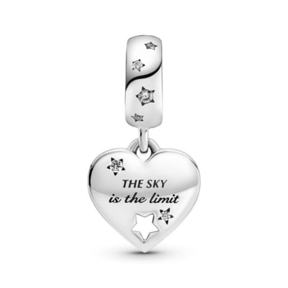 Congratulations Heart & Stars Dangle Charms Pandora CA