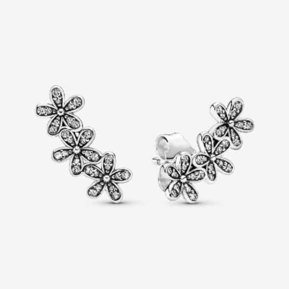 Daisy Flower Stud Earrings Pandora CA