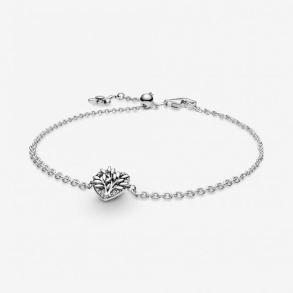 Heart Family Tree Chain Bracelet Pandora CA