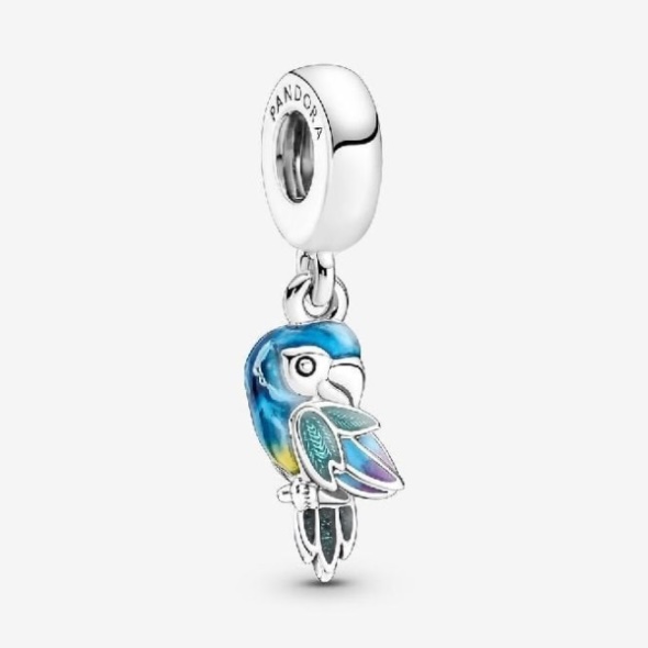 Jungle Paradise Parrot Dangle Charms Pandora CA