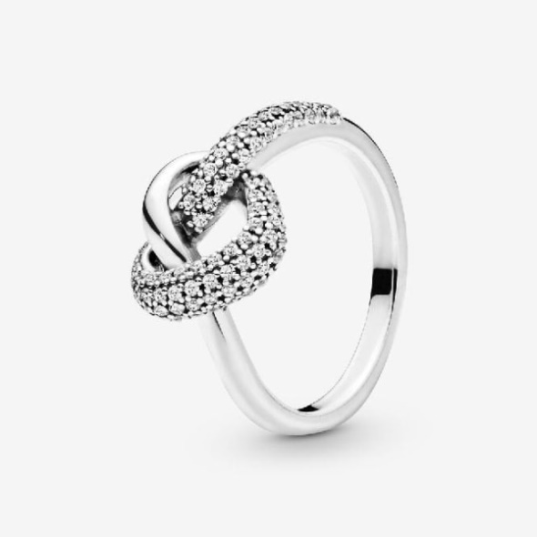 Knotted Brand Pandora CA Heart Ring