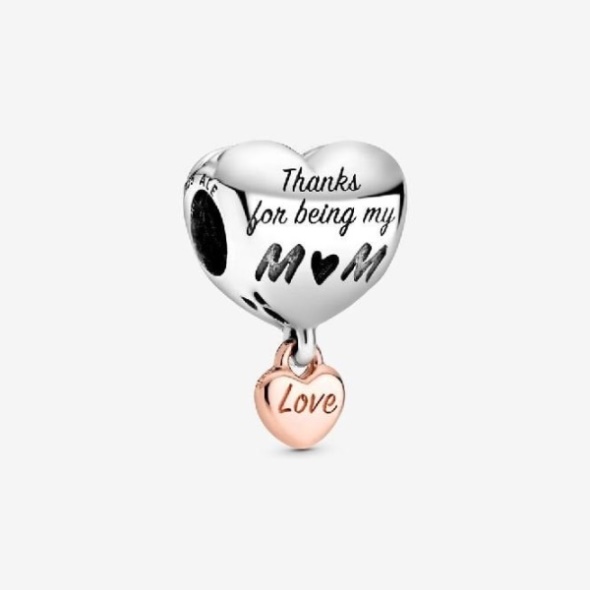 Love You Mum Heart Charms Pandora CA