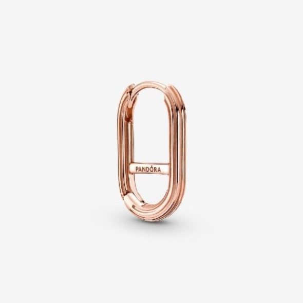 ME Rose Gold Single Link Earring Pandora CA