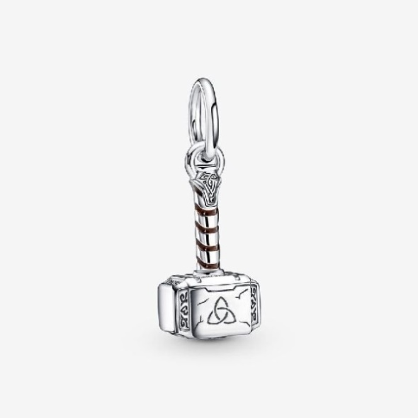 Marvel The Avengers Thor's Mjolnir Hammer Dangle Charms Pandora CA