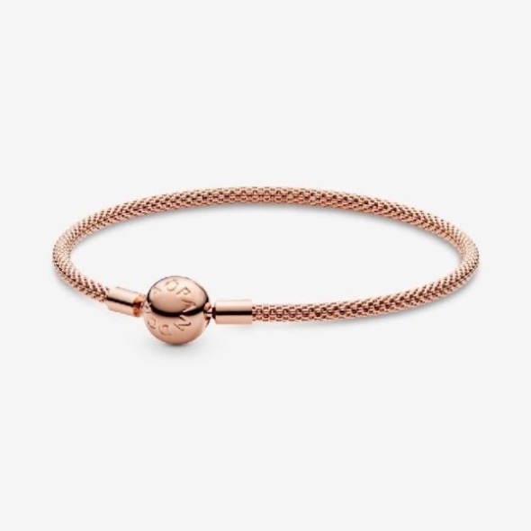 Moments Rose Mesh Bangle Pandora CA