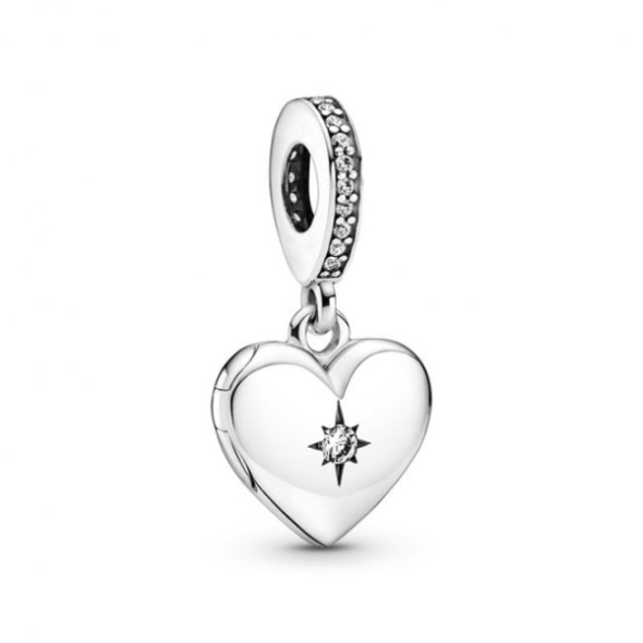 Openable Heart Locket Dangle Charms Pandora CA