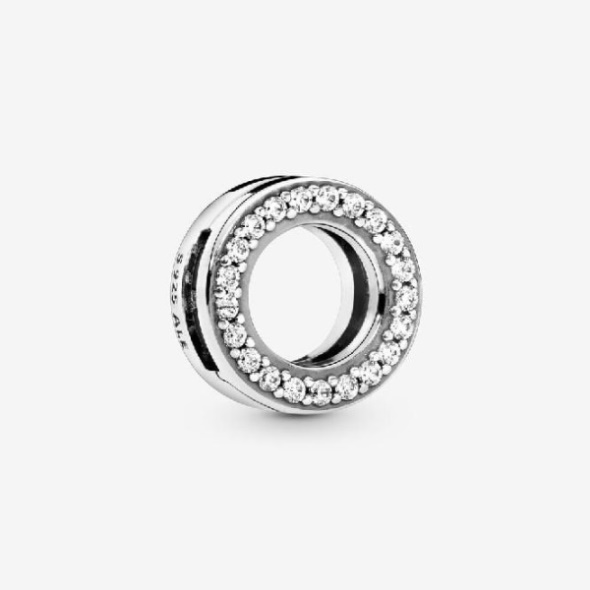 Reflexions Circle of Pave Clip Charms Pandora CA